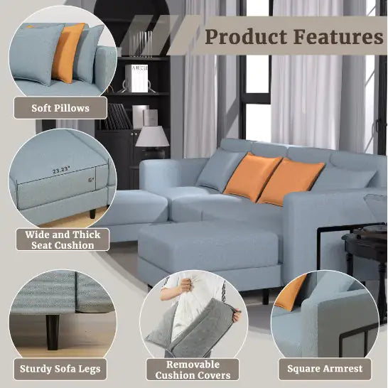 Combination Sofa Modular Sofa Can Be Combined Freely