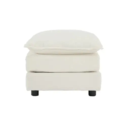 Chenille Fabric Ottomans Footrest To Combine With 2 Seater Sofa, 3 Seater Sofa And 4 Seater Sofa