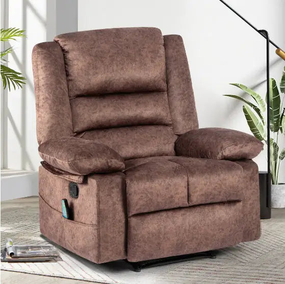 Brown Massage Lounger Sofa