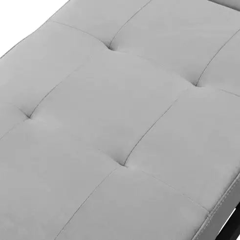 Folding Ottoman Sofa Bed Gray