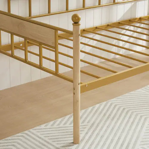 Sofa Bed With Metal Frame With Rollers