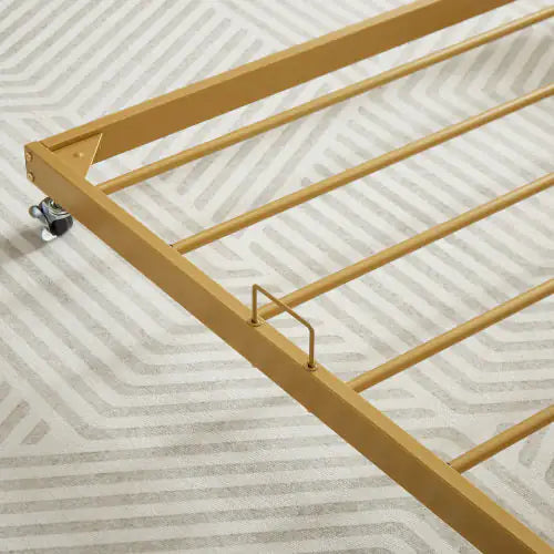 Sofa Bed With Metal Frame With Rollers