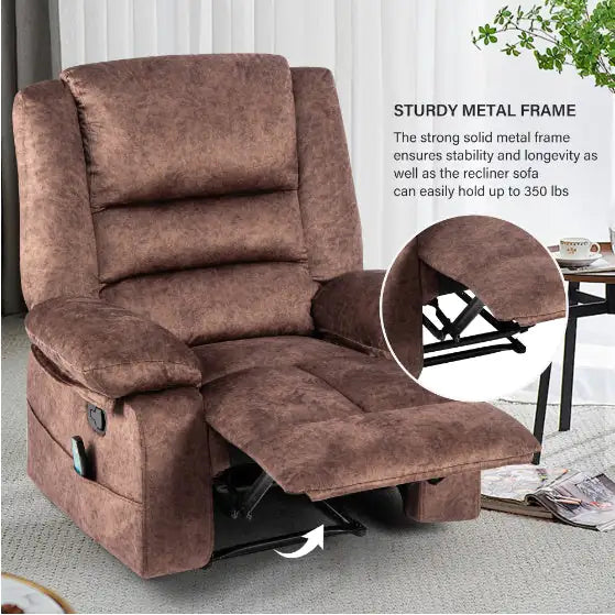 Brown Massage Lounger Sofa