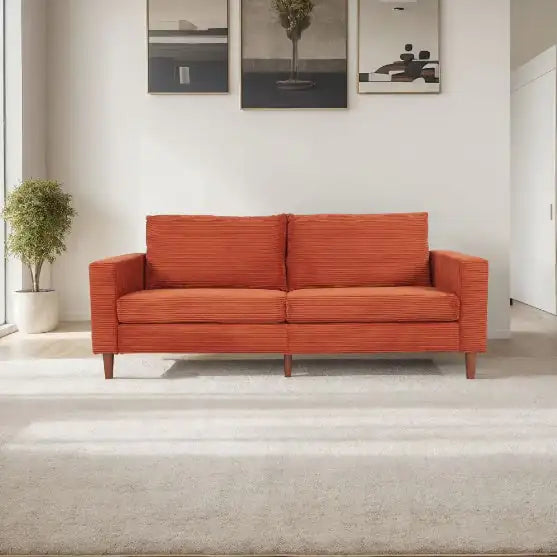 Orange For Domestic Linen Sofa Seats