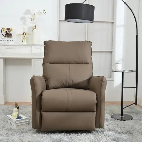 Electric Gliding Recliner Sofa With USB Port
