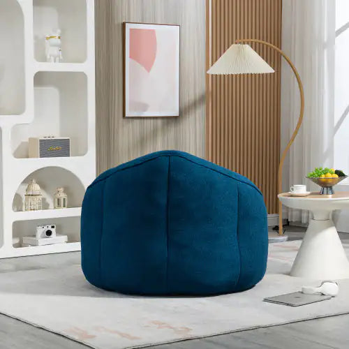 Bedding Bean Bag Sofa Chair High Pressure Foam Bean Bag Chair Material With Padded Foam Padding Compressed Bean Bag With Footrest