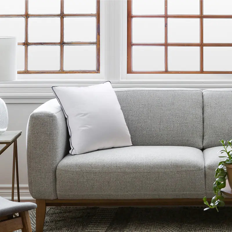 White Duck Down Cushion Insert for Sofa and Backrest