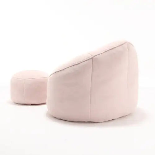 Bedding Bean Bag Sofa Chair High Pressure Foam Bean Bag Chair Material With Padded Foam Padding Compressed Bean Bag With Footrest